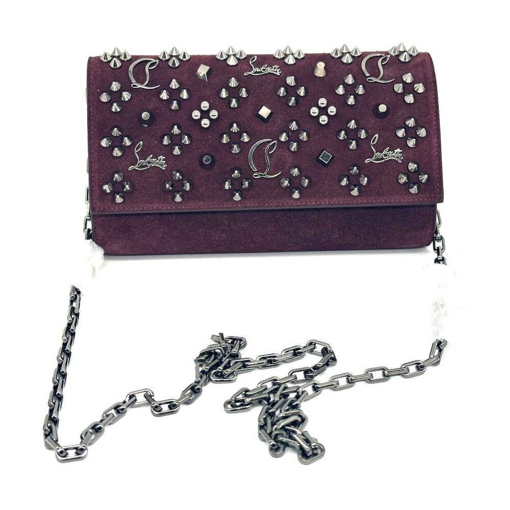 Christian Louboutin PALOMA Loubinthesky Spiked Wallet On Chain Clutch Bag - Picture 13 of 16